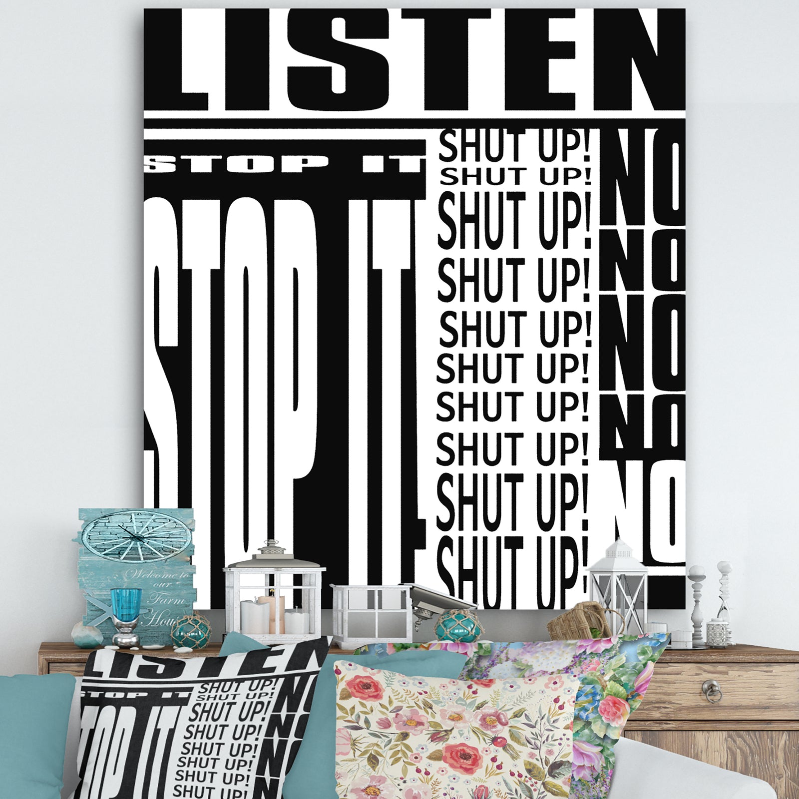 Frustration - Cottage Gallery-wrapped Canvas