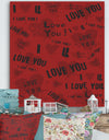 Graffiti Love - Cottage Canvas Artwork