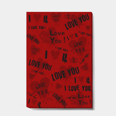 Graffiti Love - Cottage Canvas Artwork
