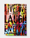 Live Love Laugh - Cottage Canvas Art Print