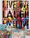 Live Love Laugh - Cottage Canvas Art Print