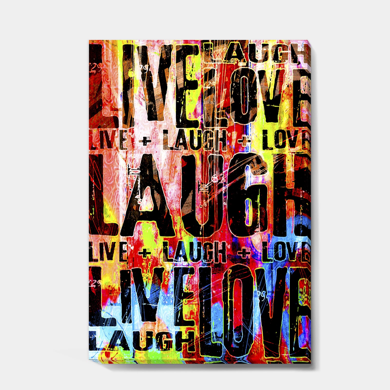 Live Love Laugh - Cottage Canvas Art Print