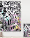 Robot Love Color - Modern & Contemporary Canvas Artwork