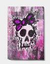 Sketched Skull Princess - Modern & Contemporary Premium Canvas Wall Art