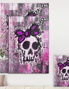 Sketched Skull Princess - Modern & Contemporary Premium Canvas Wall Art