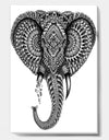 Handdrawn Elephant - Farmhouse Gallery-wrapped Canvas