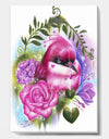 Be Mine - Love Birds - Cottage Canvas Art Print