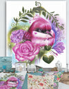 Be Mine - Love Birds - Cottage Canvas Art Print