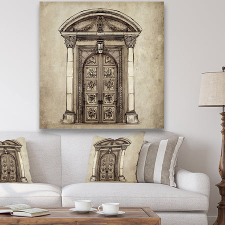 Make an Entrance - Traditional Premium Canvas Wall Art