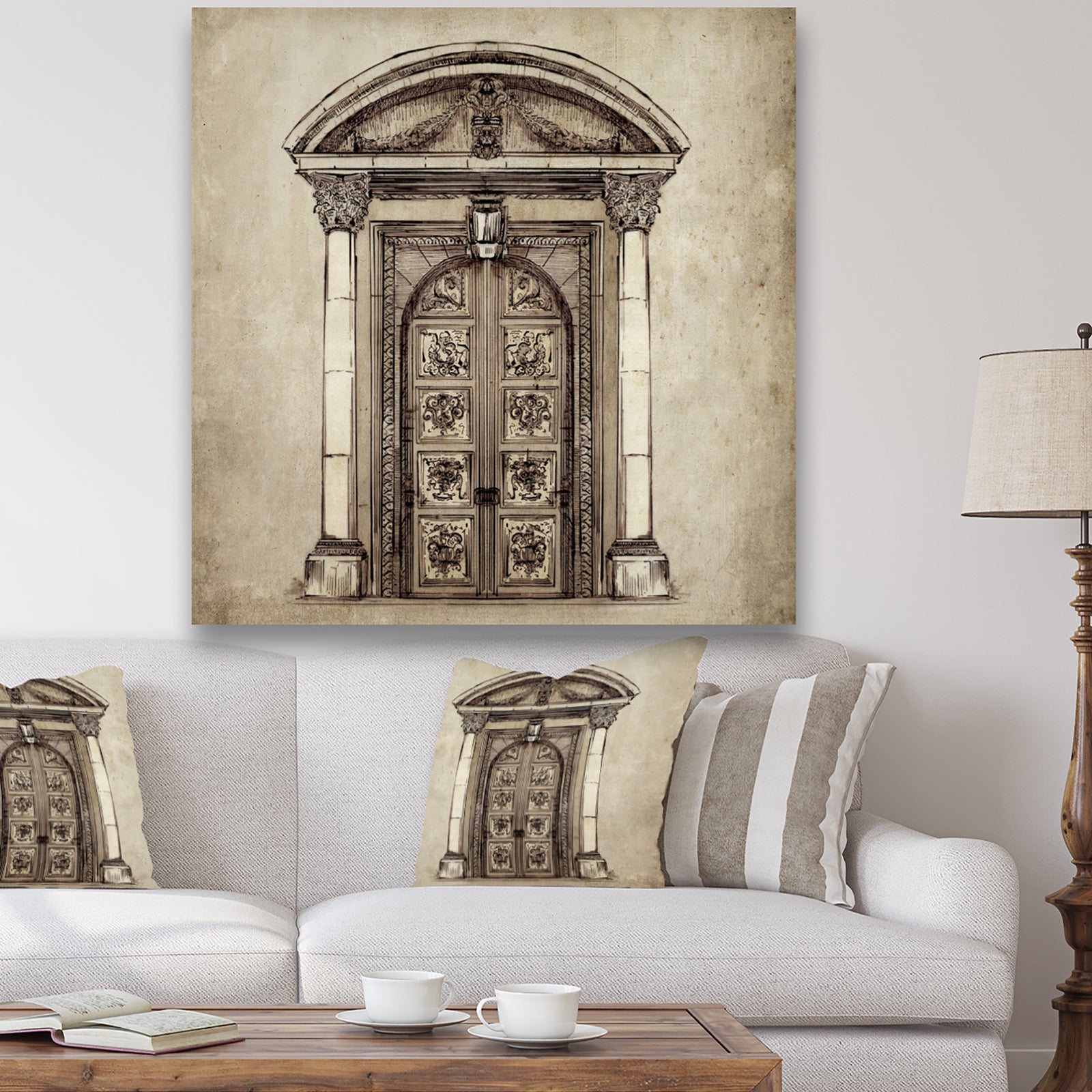 Make an Entrance - Traditional Premium Canvas Wall Art