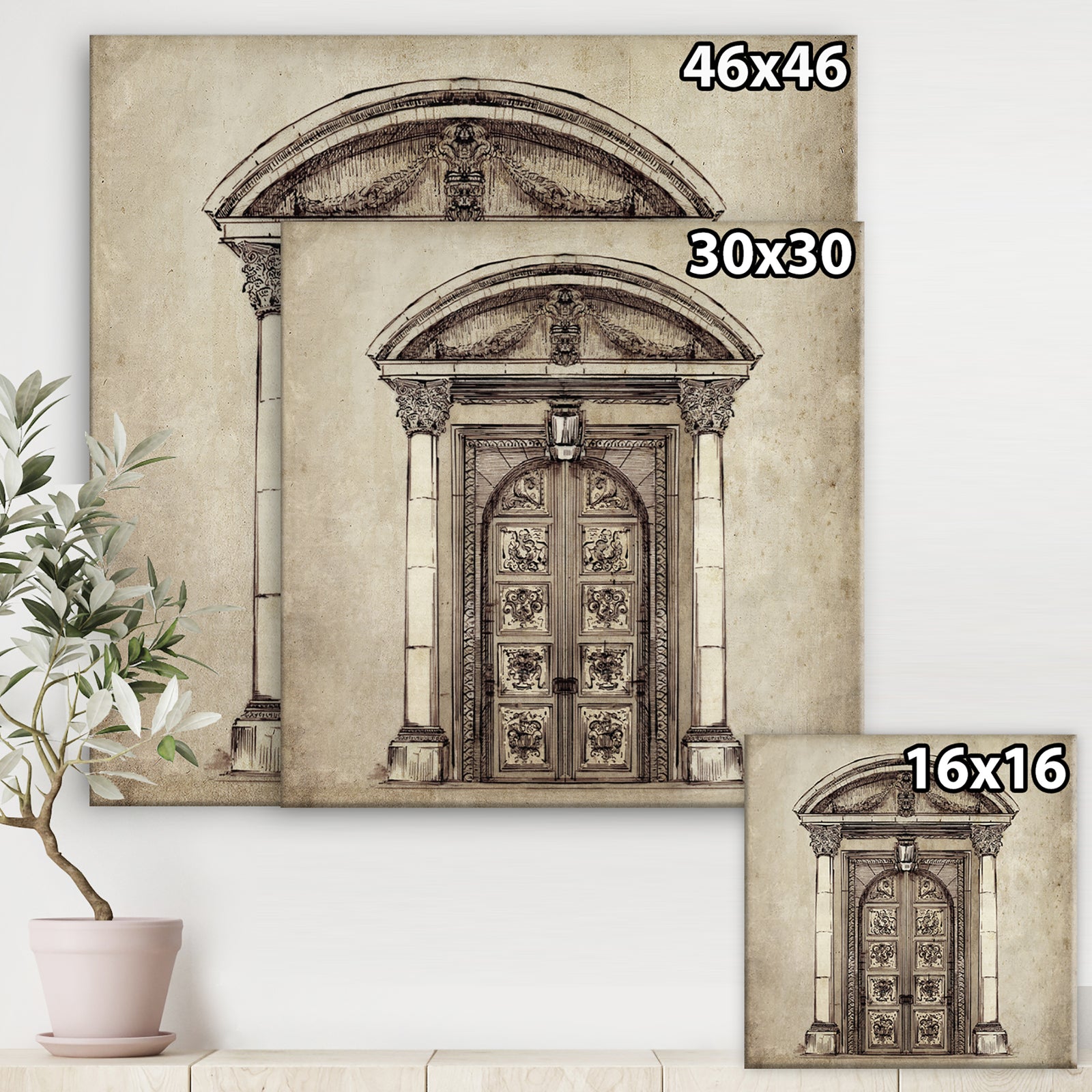 Make an Entrance - Traditional Premium Canvas Wall Art