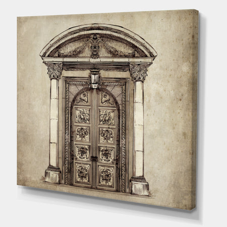 Make an Entrance - Traditional Premium Canvas Wall Art