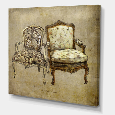 Two's Company - Traditional Canvas Art Print