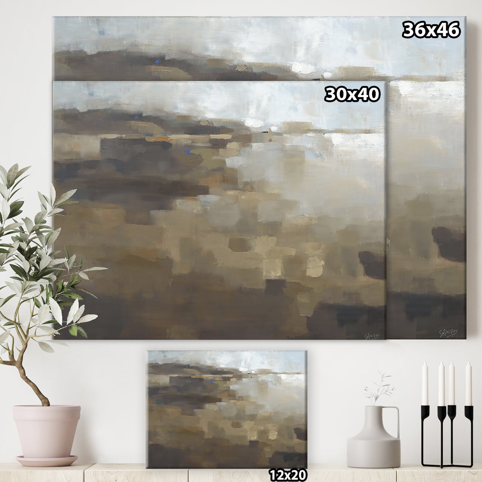 Shades of Gray - Canvas Art Print