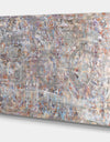 Blue And Gray Texture Painting - Modern & Contemporary Premium Canvas Wall Art