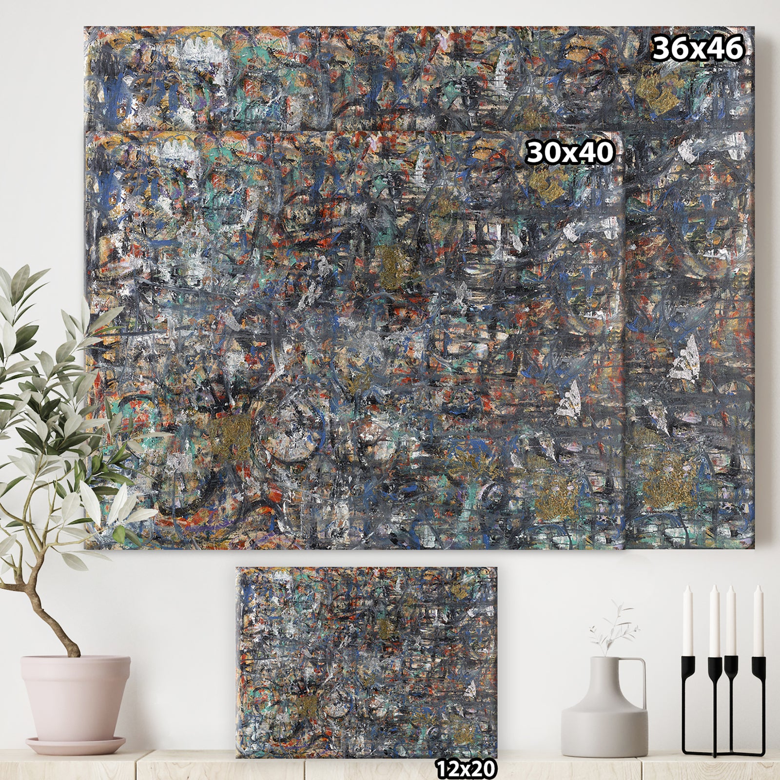 Harlem Nocturne - Modern & Contemporary Canvas Wall Art