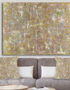 Yellow And Blue Texture Painting - Modern & Contemporary Premium Canvas Wall Art
