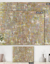 Yellow And Blue Texture Painting - Modern & Contemporary Premium Canvas Wall Art