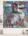 Composition in Blue Red And Yellow - Modern & Contemporary Canvas Art Print