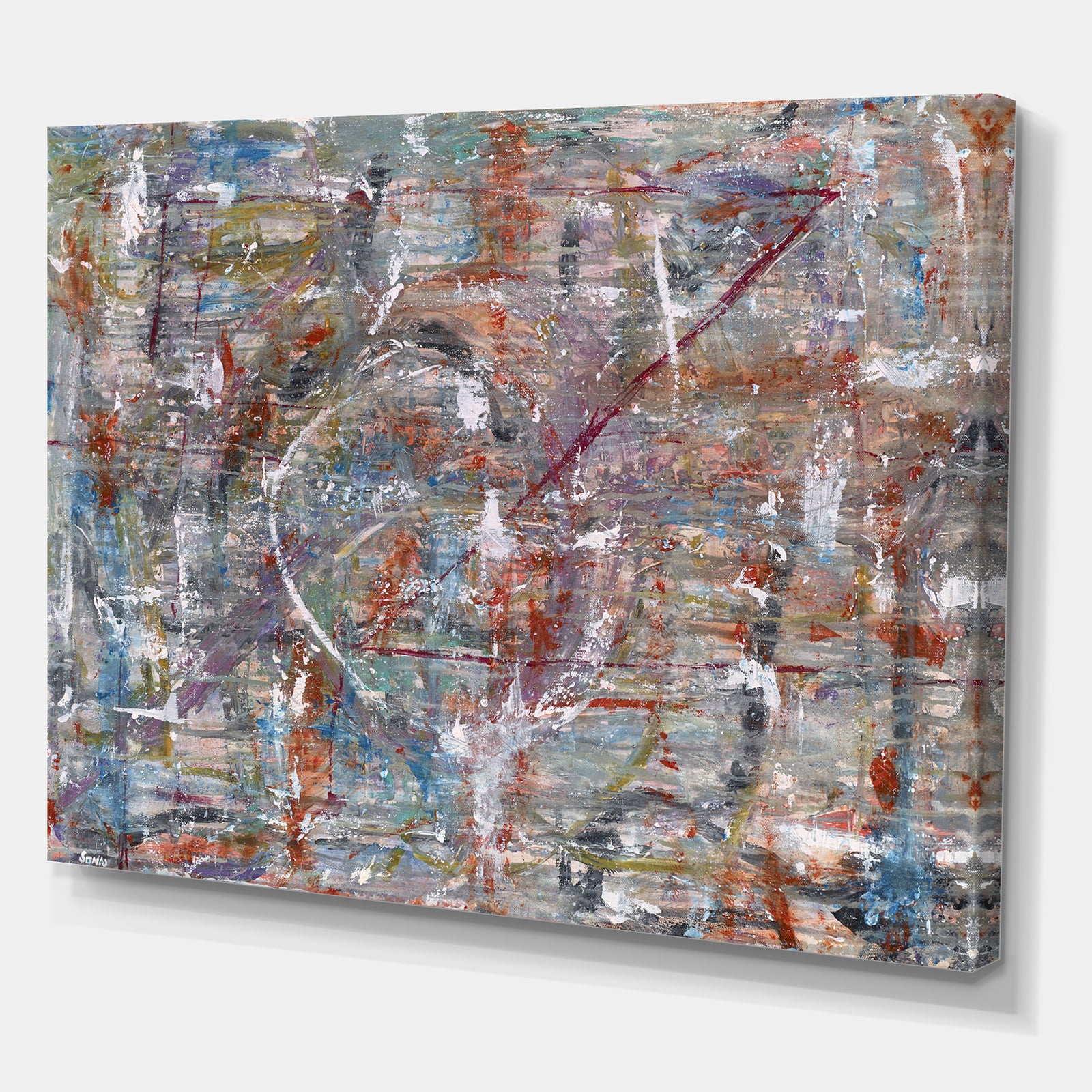 Julibee Series Triptych 3 - Modern & Contemporary Premium Canvas Wall Art