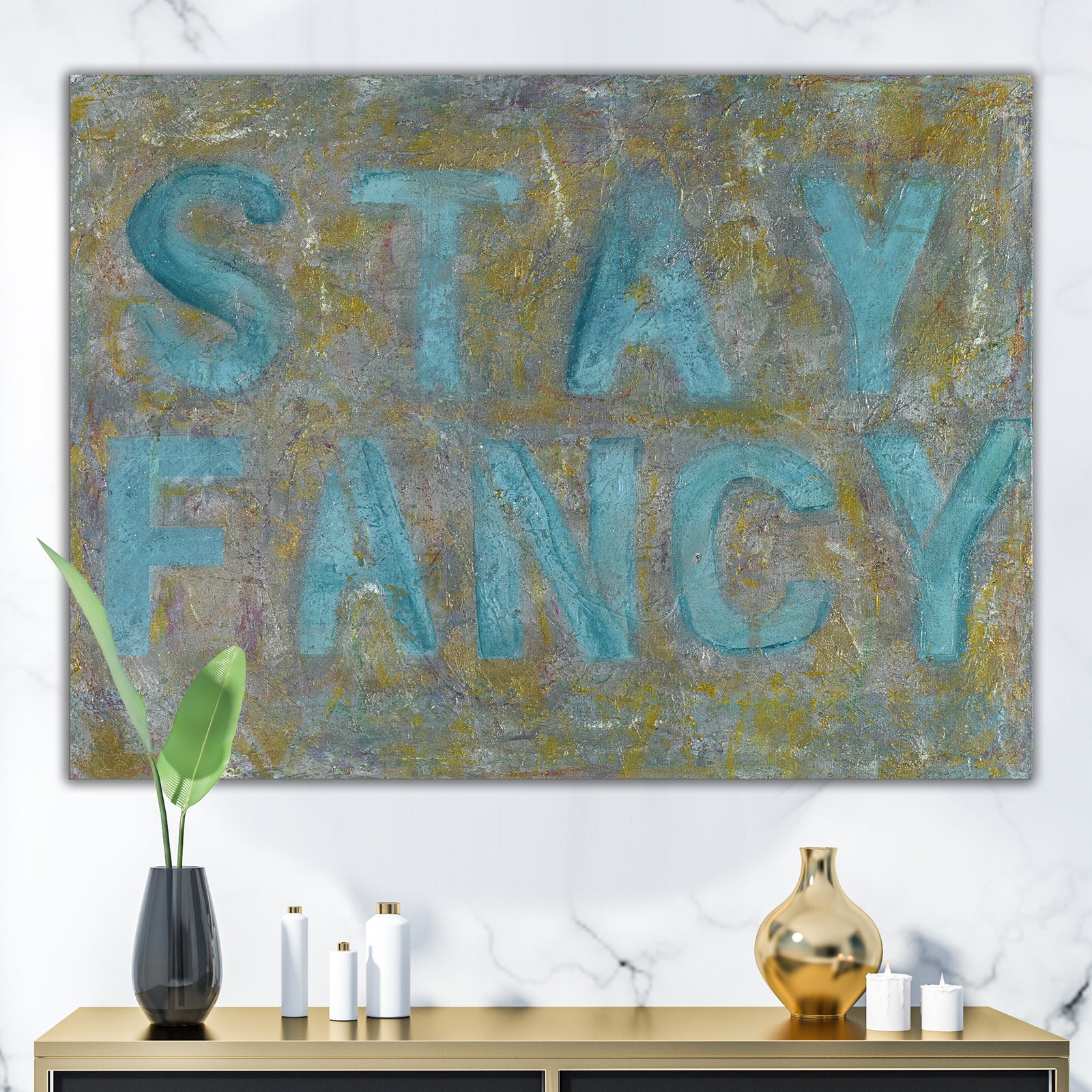 Stay Fancy - Fashion Canvas Art Print