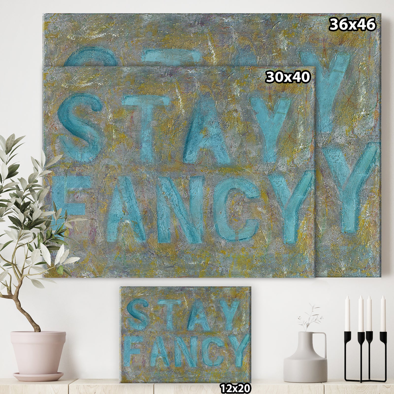 Stay Fancy - Fashion Canvas Art Print