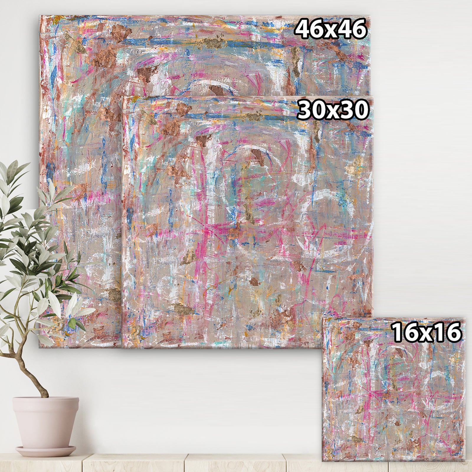 Underground Street Art I - Modern & Contemporary Gallery-wrapped Canvas