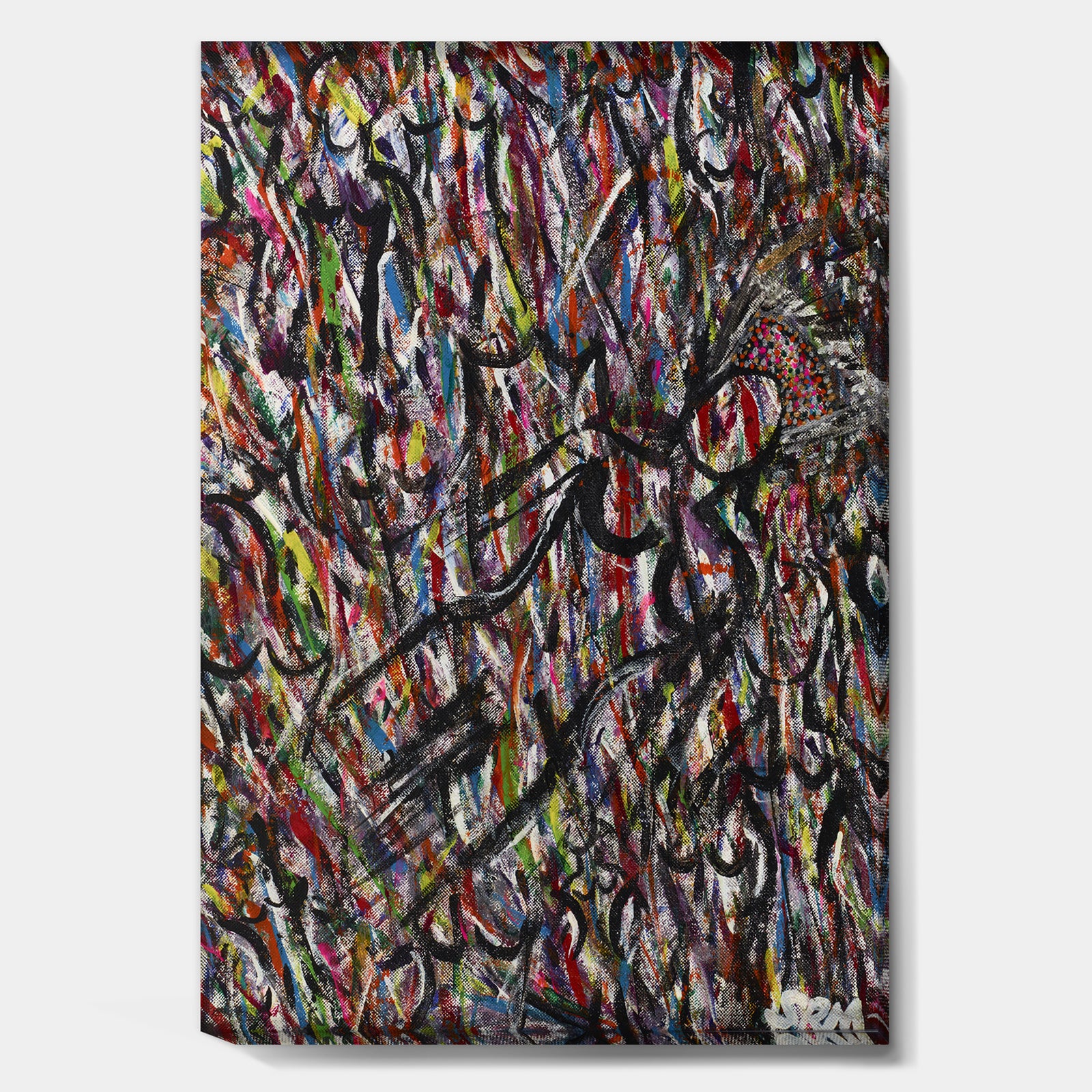 Abstract Nude I - Modern & Contemporary Premium Canvas Wall Art