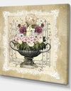 Summer Bouquet - Cottage Canvas Wall Art