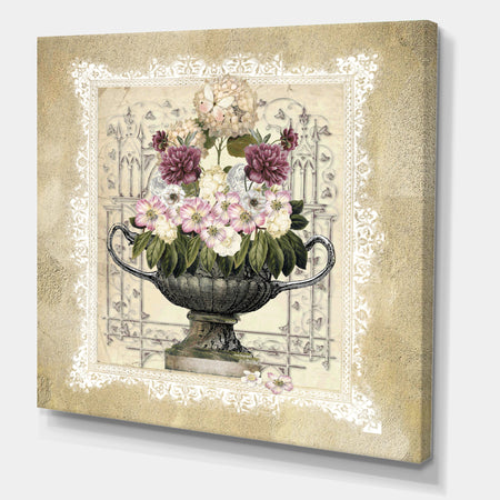 Summer Bouquet - Cottage Canvas Wall Art