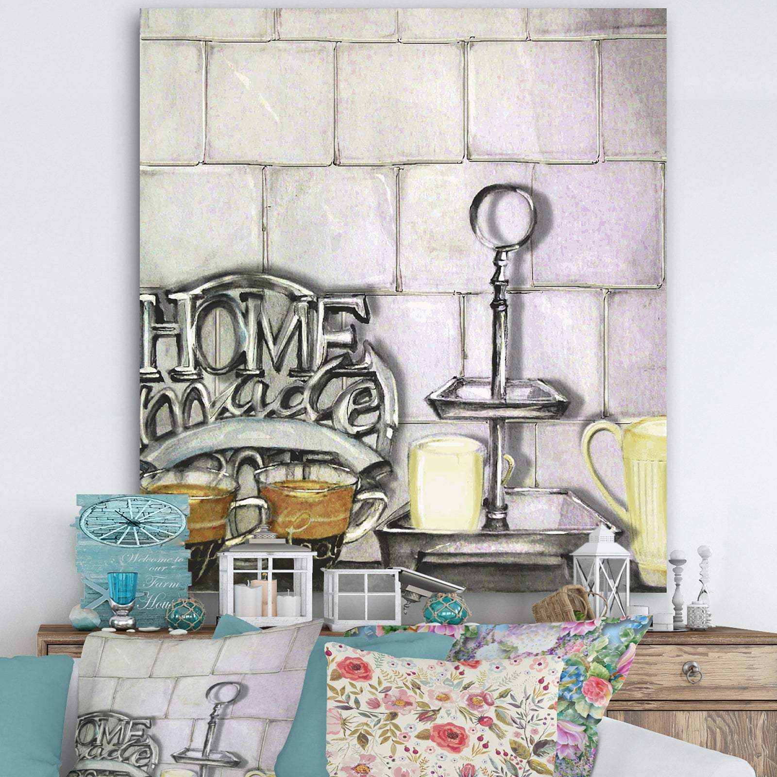 Home Made Old Style Coffee - Traditional Gallery-wrapped Canvas