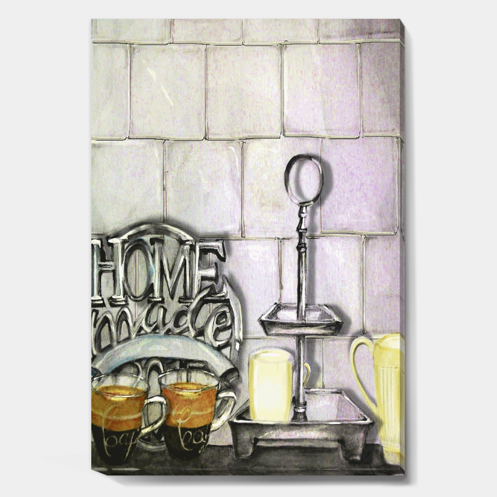 Home Made Old Style Coffee - Traditional Gallery-wrapped Canvas