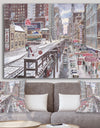 Chicago, The Loop - Modern & Contemporary Premium Canvas Wall Art