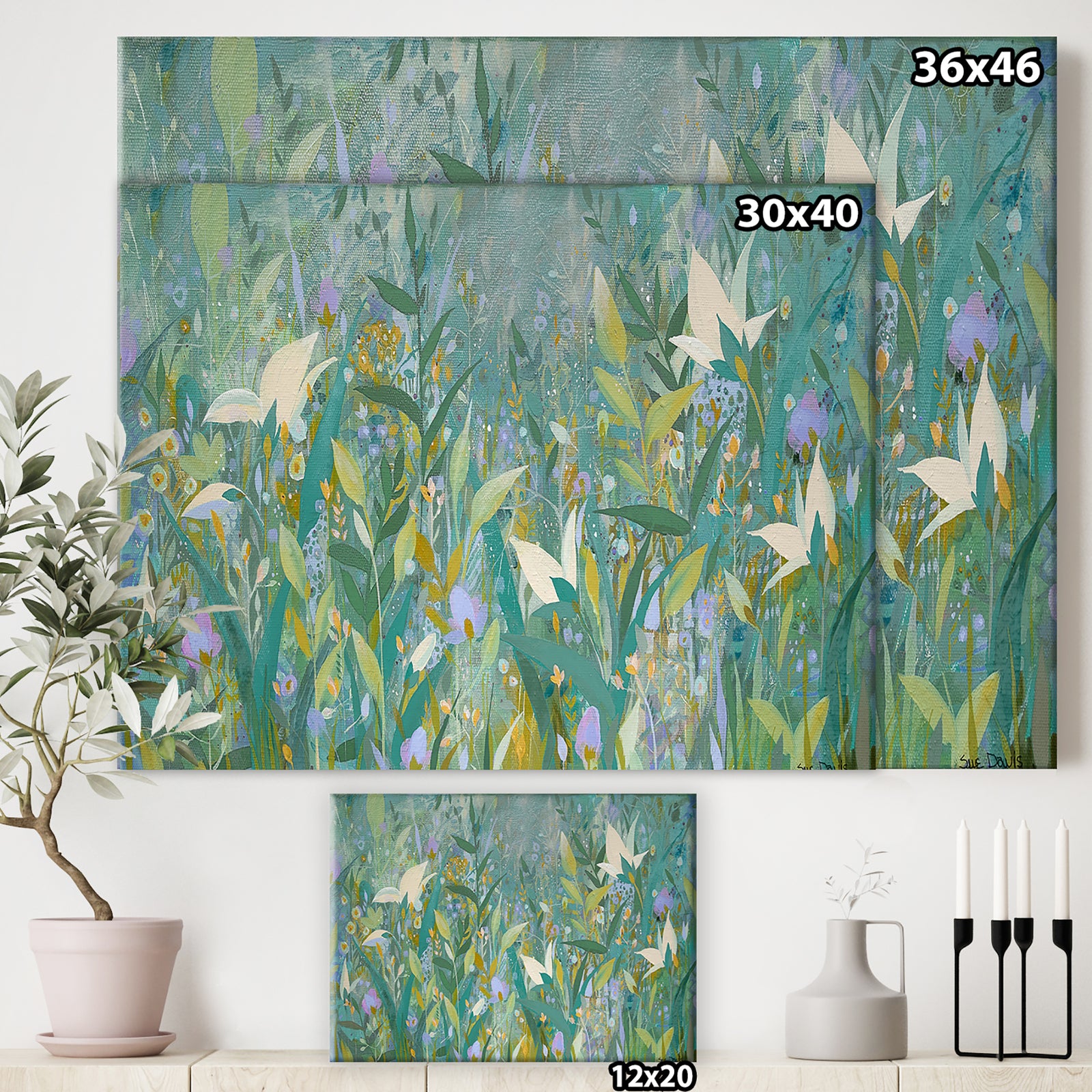 Summer Whispers - Cottage Canvas Art Print