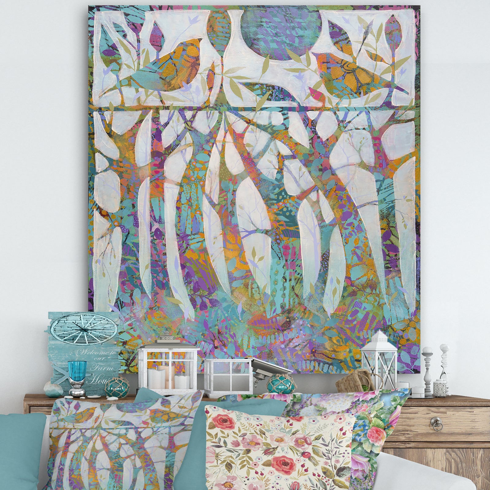 Enchanted Forest - Cottage Canvas Artwork