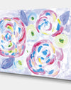 Rainbow Roses - Cottage Premium Canvas Wall Art