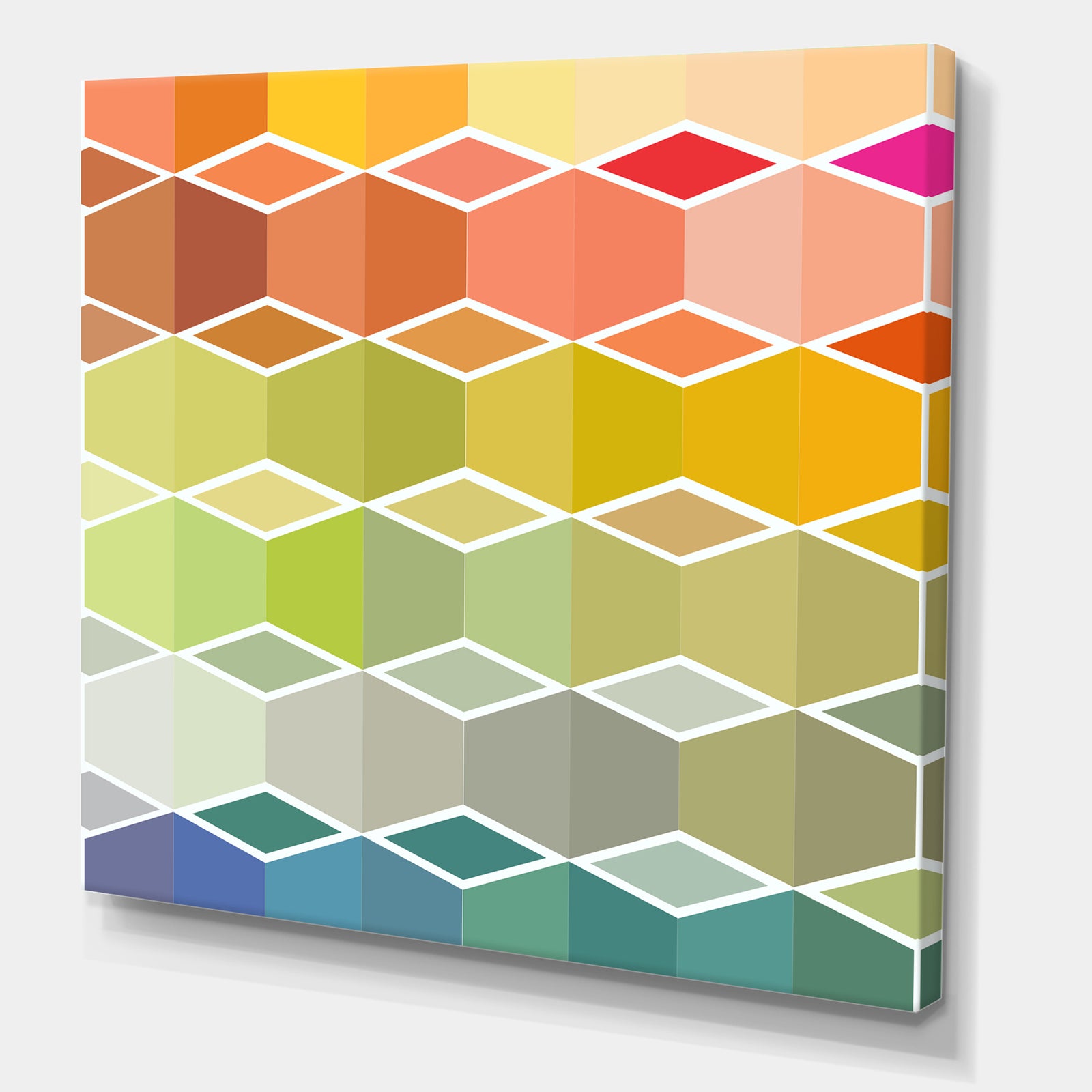Flanneur (Square) - Mid-Century Modern Canvas Wall Art