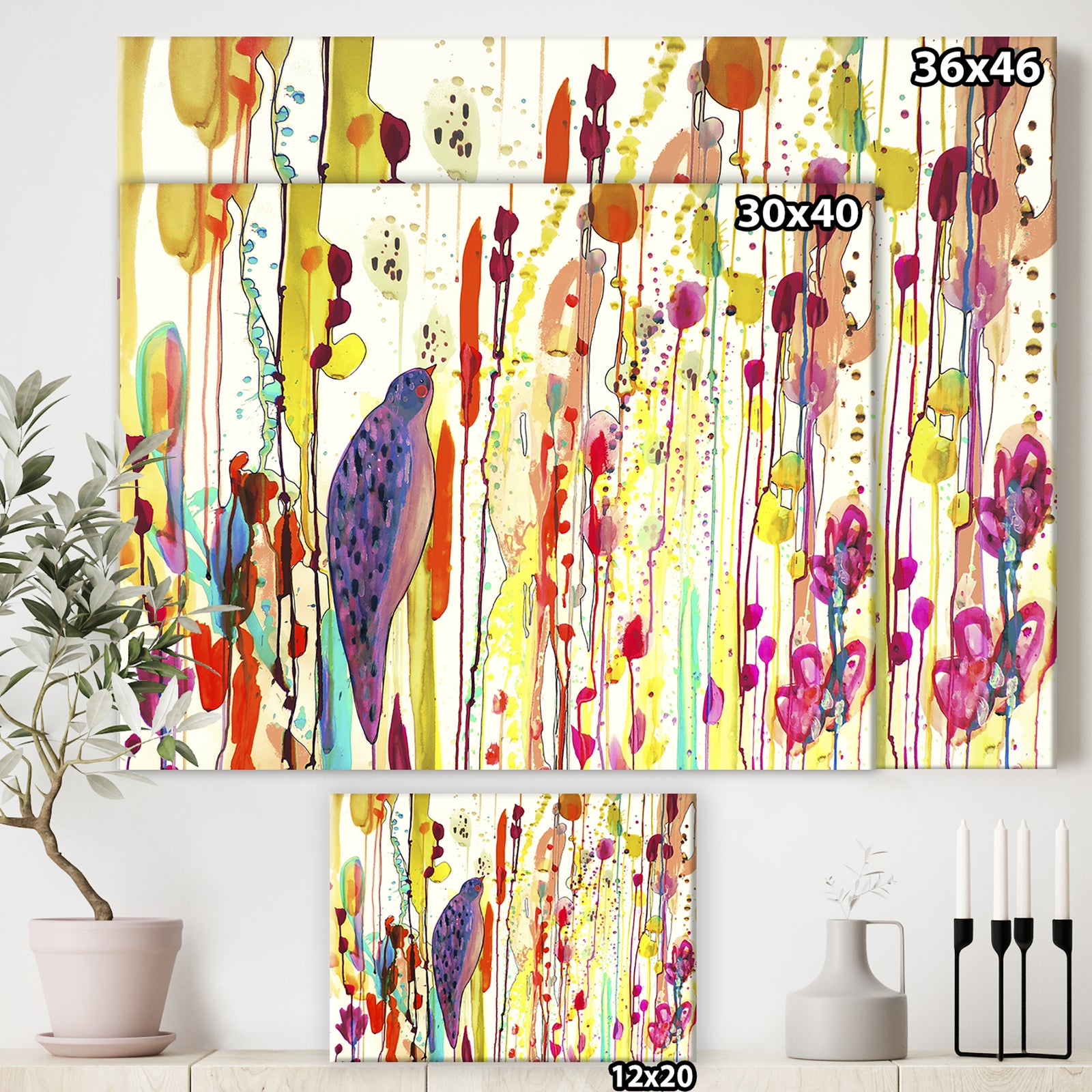 Vers Le Ciel - Cottage Canvas Art Print