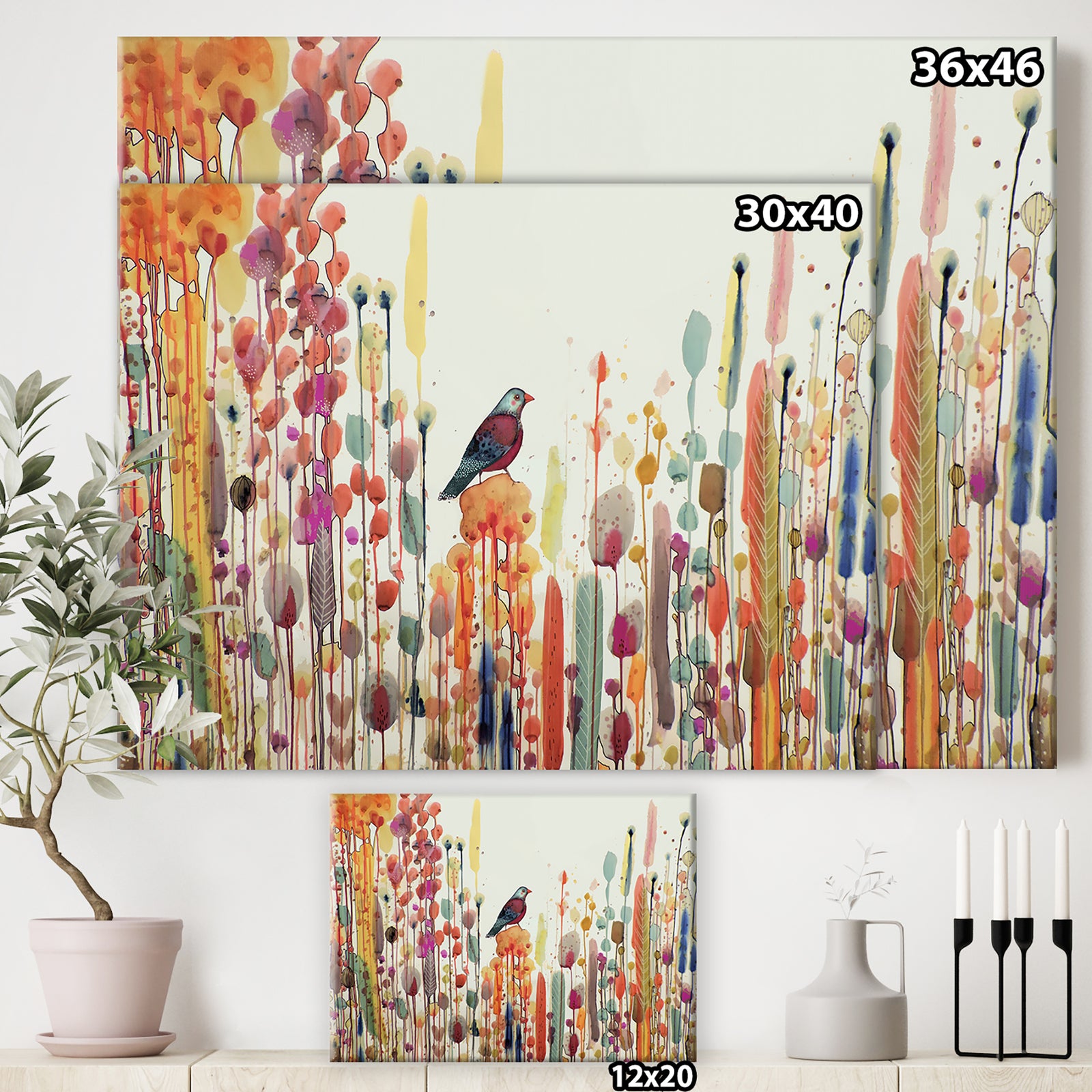 Joie De Vivre - Cottage Premium Canvas Wall Art