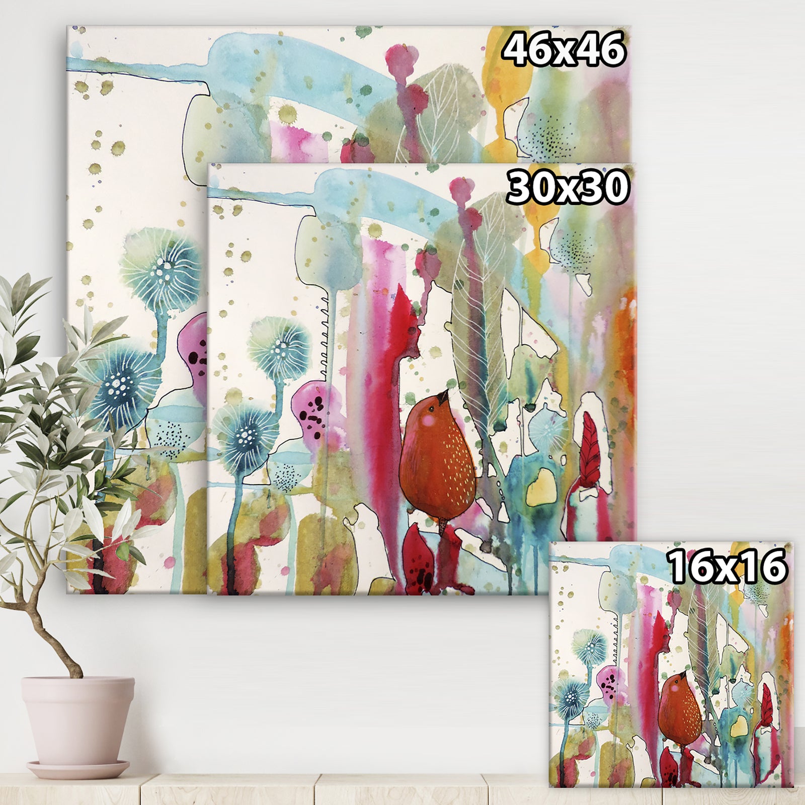 Jouns Aux Bois - Cottage Canvas Wall Art