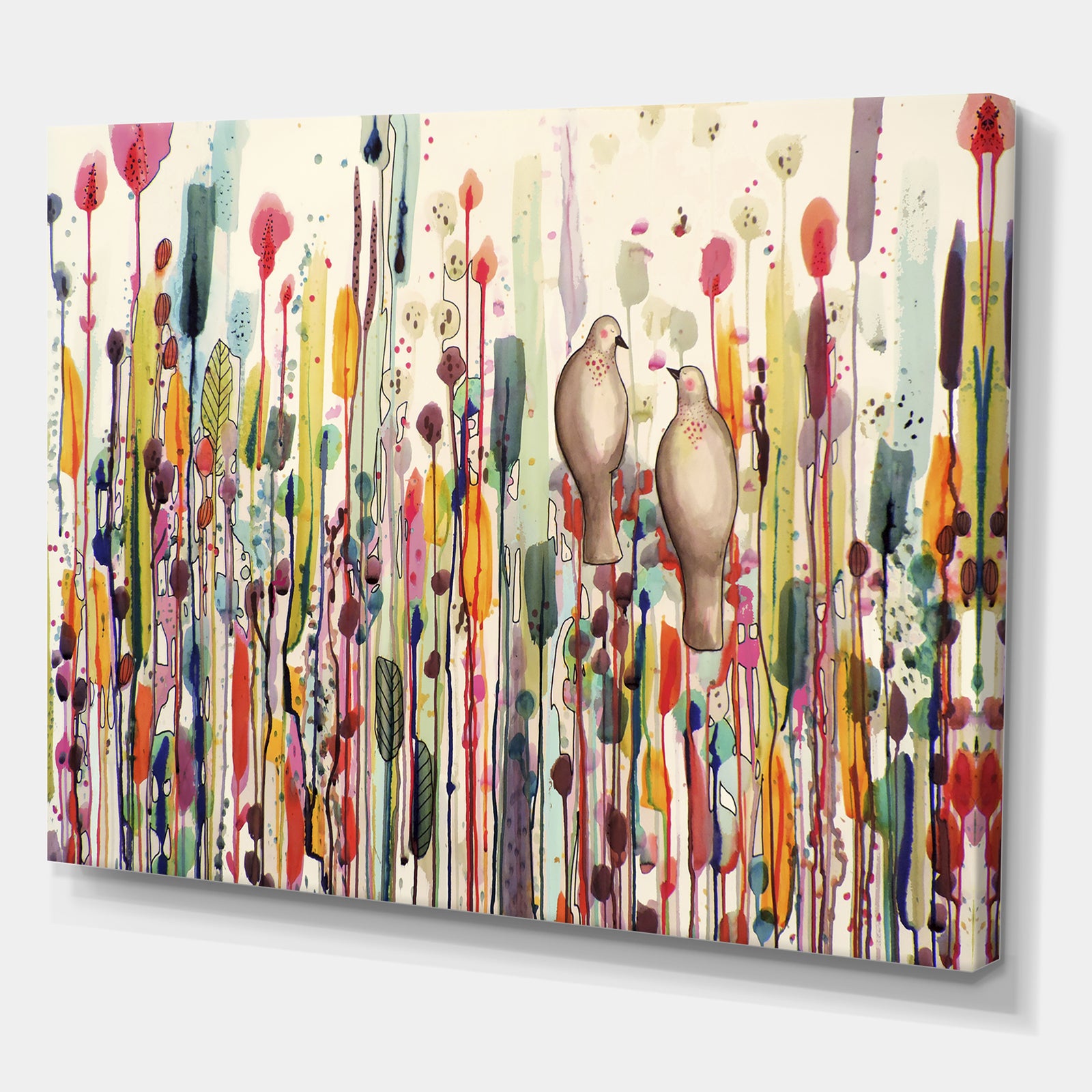 L'un Pour L'autre - Cottage Canvas Art Print