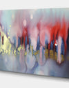 Chinook Composition of Red Blue And Yellow - Modern & Contemporary Gallery-wrapped Canvas