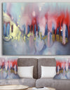 Chinook Composition of Red Blue And Yellow - Modern & Contemporary Gallery-wrapped Canvas