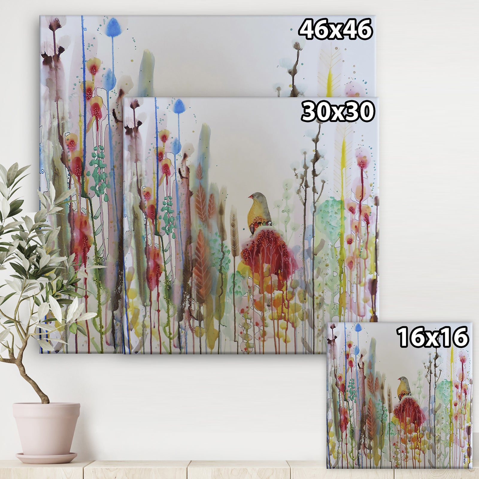 J'ai Reve De Vous - Cottage Canvas Wall Art
