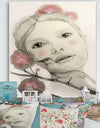 Melodie In Blush - Cottage Premium Canvas Wall Art