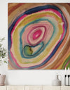 Watercolor Geode Impression - Canvas Wall Art
