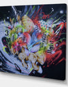 Street Art Graffiti Horse I - Modern & Contemporary Canvas Artwork