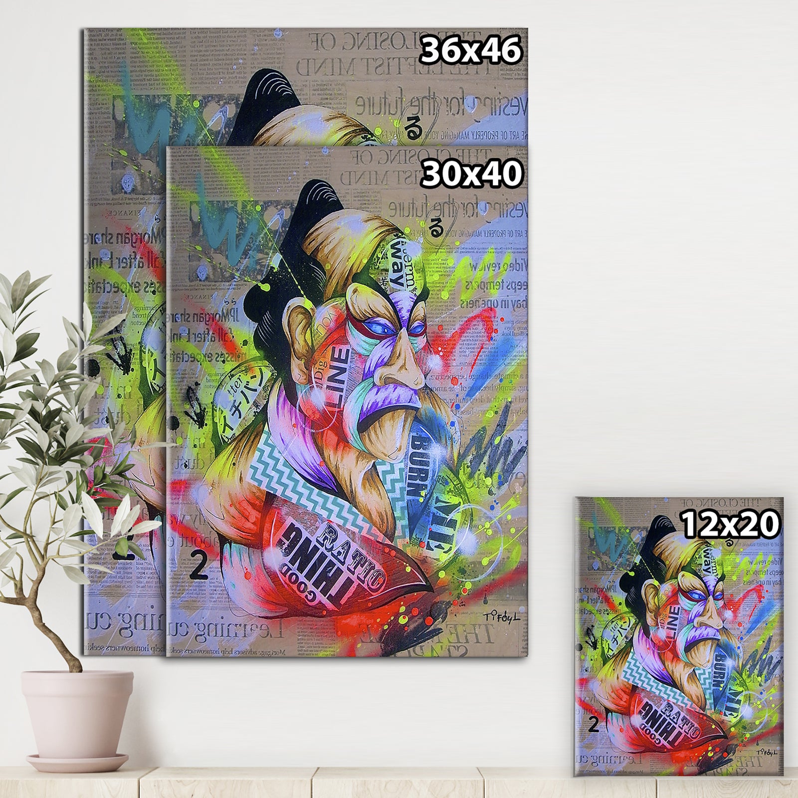 Civilization 2 - Modern & Contemporary Premium Canvas Wall Art
