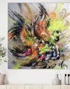 Street Art Graffiti Fish - Modern & Contemporary Premium Canvas Wall Art