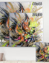 Street Art Graffiti Fish - Modern & Contemporary Premium Canvas Wall Art